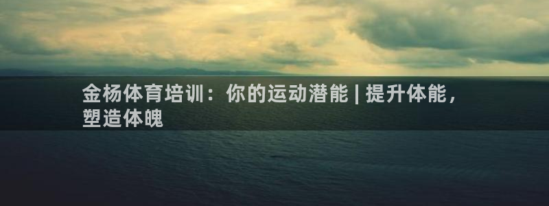 富联娱乐平台是什么：金杨体育培训：你的运动潜能 | 